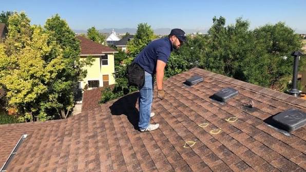 Insurance claim documentation for roof leak repair at Greeley, CO residential home